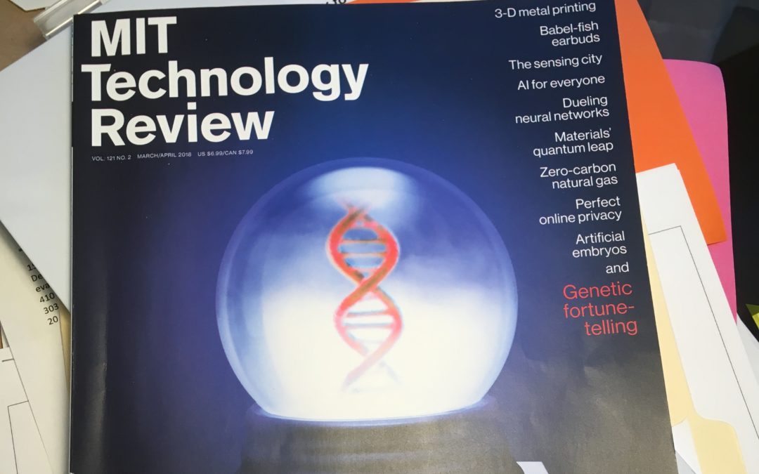 What If?  Latest Edition of MIT Technology Review